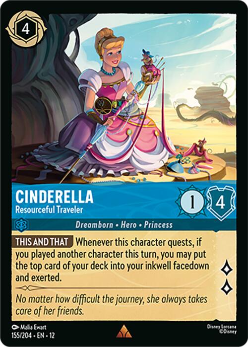 Cinderella - Resourceful Traveler (155/204) [Wilds Unknown] | Gamers Paradise
