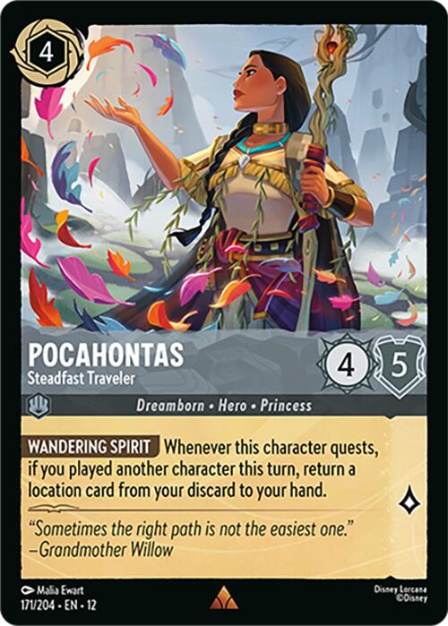 Pocahontas - Steadfast Traveler (171/204) [Wilds Unknown] | Gamers Paradise