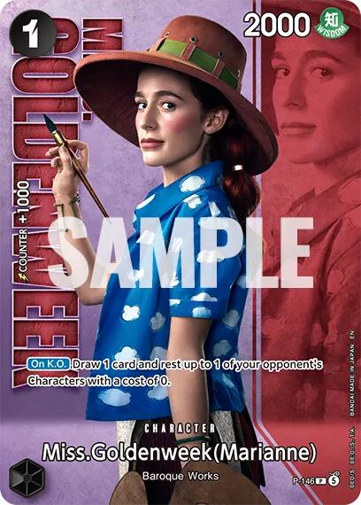Miss.Goldenweek (Marianne) - P-146 (Premium Card Collection -Live Action Edition Vol.2 Baroque Works-) [One Piece Promotion Cards] | Gamers Paradise