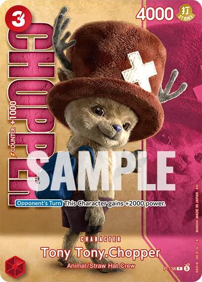 Tony Tony.Chopper (P-138) (Premium Card Collection -Live Action Edition Vol.2 Straw Hat Crew-) [One Piece Promotion Cards] | Gamers Paradise