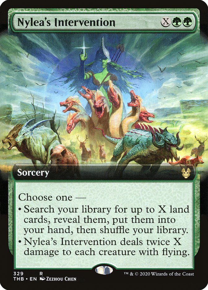 Nylea's Intervention (Extended Art) [Theros Beyond Death] | Gamers Paradise