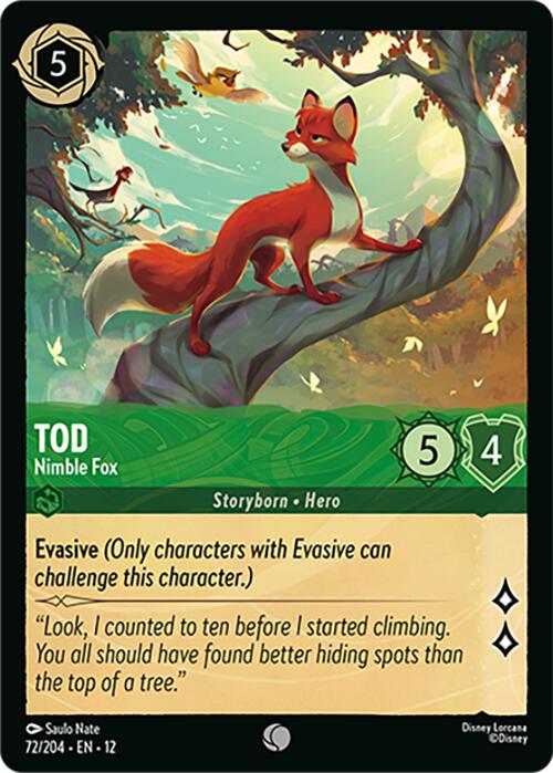 Tod - Nimble Fox (72/204) [Wilds Unknown] | Gamers Paradise