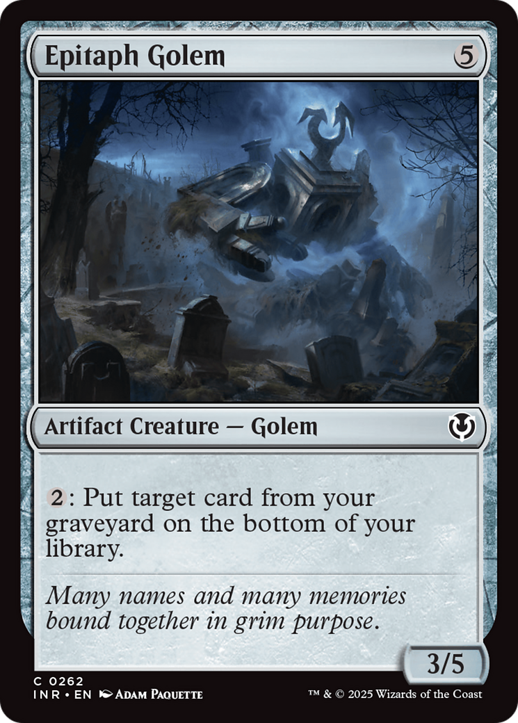 Epitaph Golem [Innistrad Remastered] | Gamers Paradise