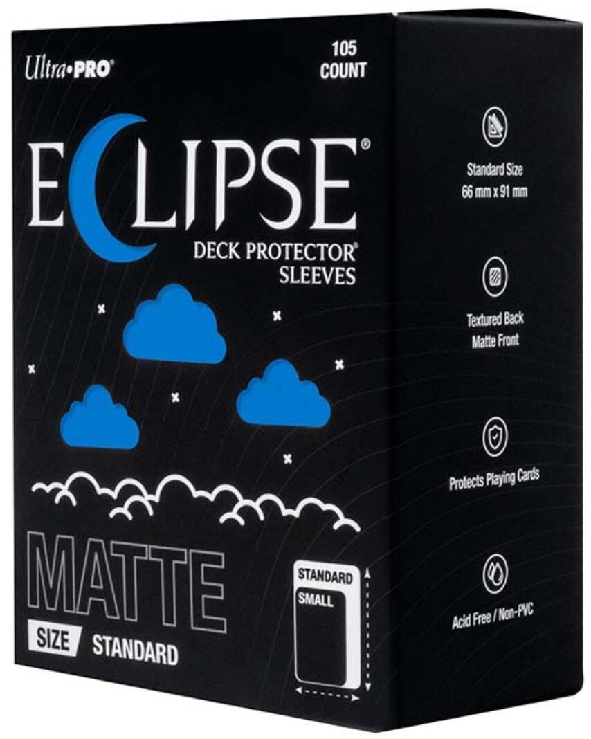 Ultra PRO: Standard 105ct Sleeves - Eclipse Matte (Pacific Blue) | Gamers Paradise