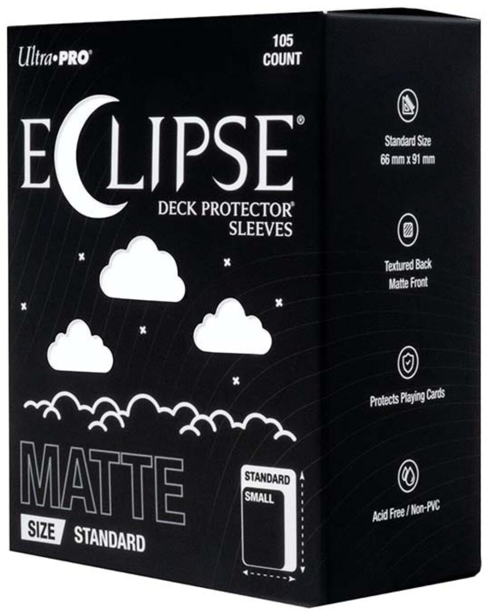 Ultra PRO: Standard 105ct Sleeves - Eclipse Matte (Arctic White) | Gamers Paradise