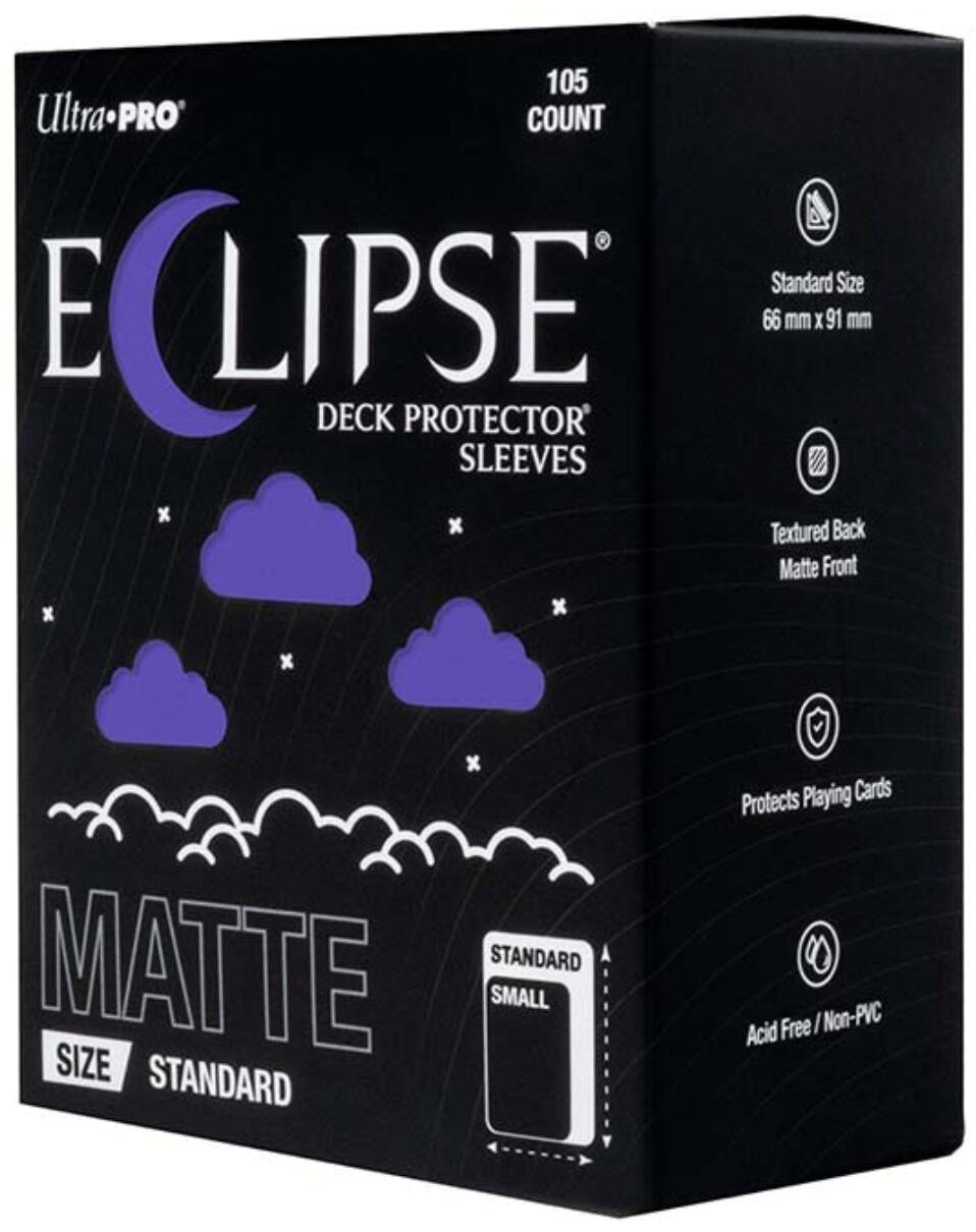 Ultra PRO: Standard 105ct Sleeves - Eclipse Matte (Royal Purple) | Gamers Paradise