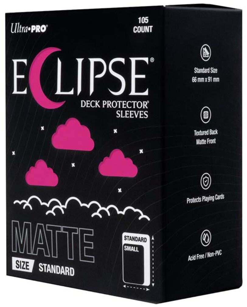 Ultra PRO: Standard 105ct Sleeves - Eclipse Matte (Hot Pink) | Gamers Paradise