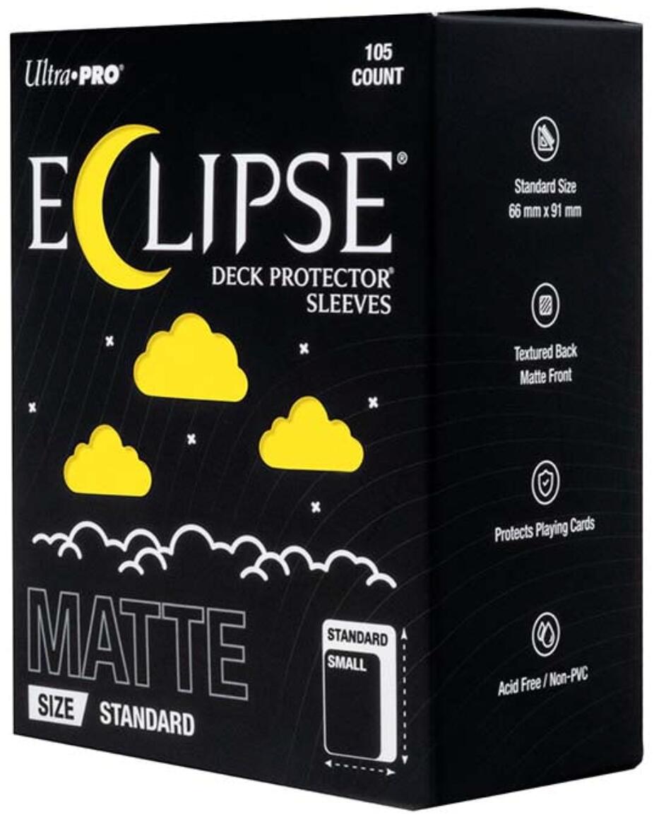 Ultra PRO: Standard 105ct Sleeves - Eclipse Matte (Lemon Yellow) | Gamers Paradise