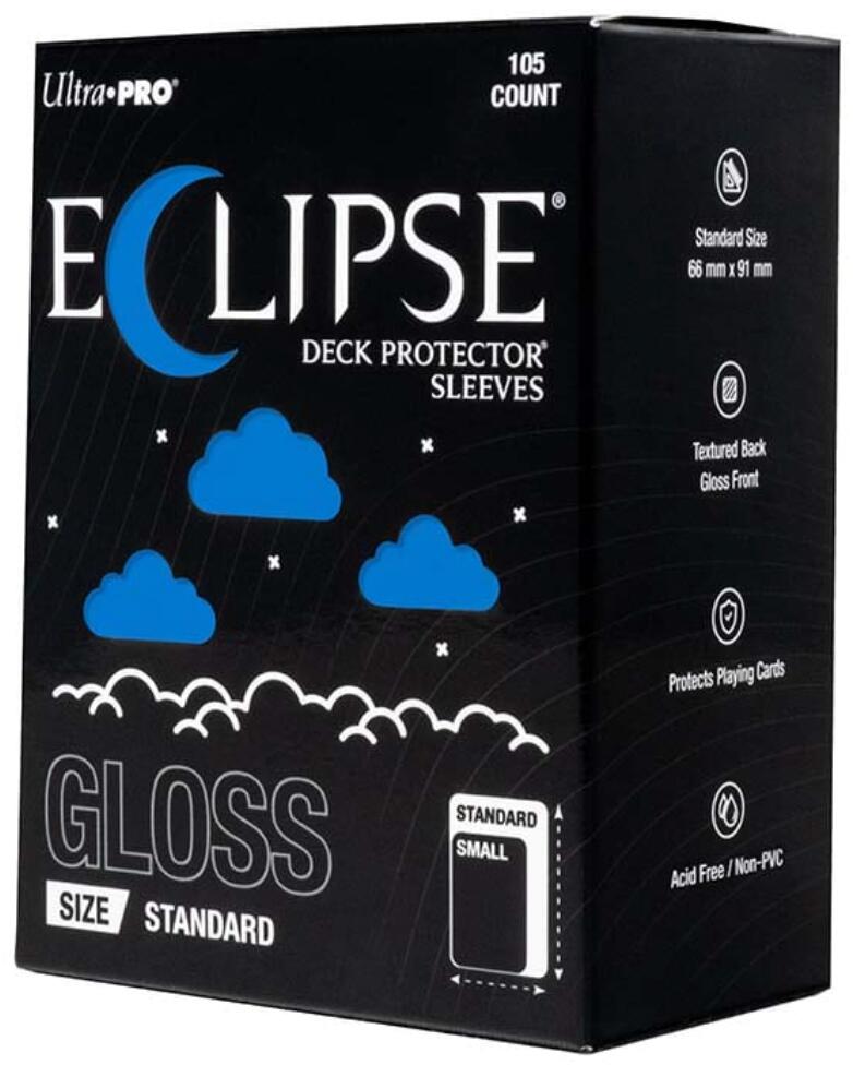 Ultra PRO: Standard 105ct Sleeves - Eclipse Gloss (Pacific Blue) | Gamers Paradise