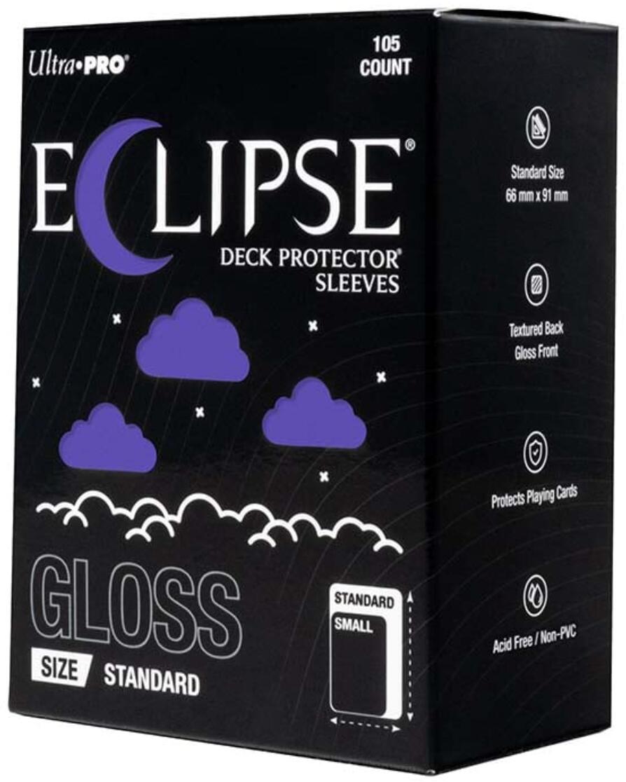 Ultra PRO: Standard 105ct Sleeves - Eclipse Gloss (Royal Purple) | Gamers Paradise