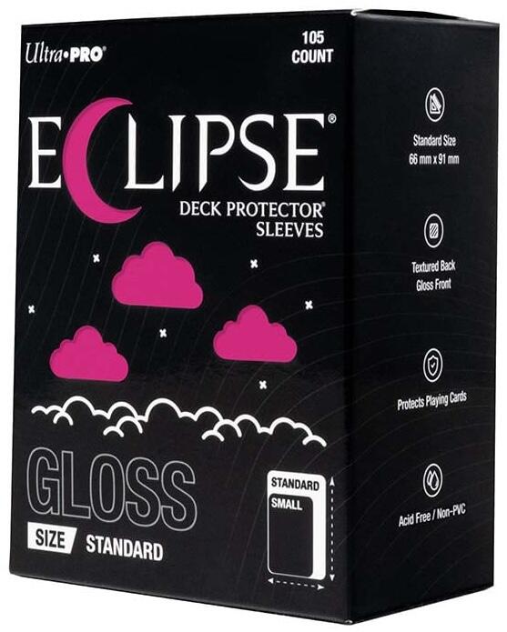 Ultra PRO: Standard 105ct Sleeves - Eclipse Gloss (Hot Pink) | Gamers Paradise