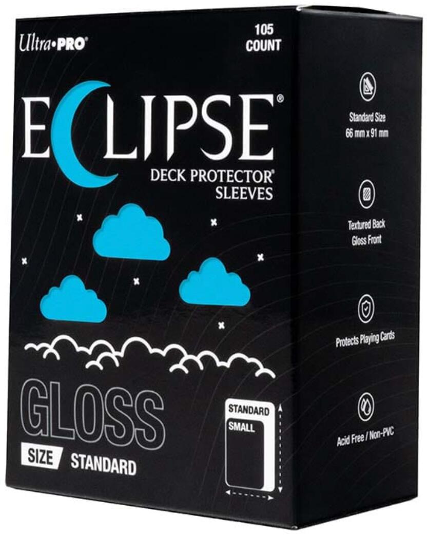 Ultra PRO: Standard 105ct Sleeves - Eclipse Gloss (Sky Blue) | Gamers Paradise