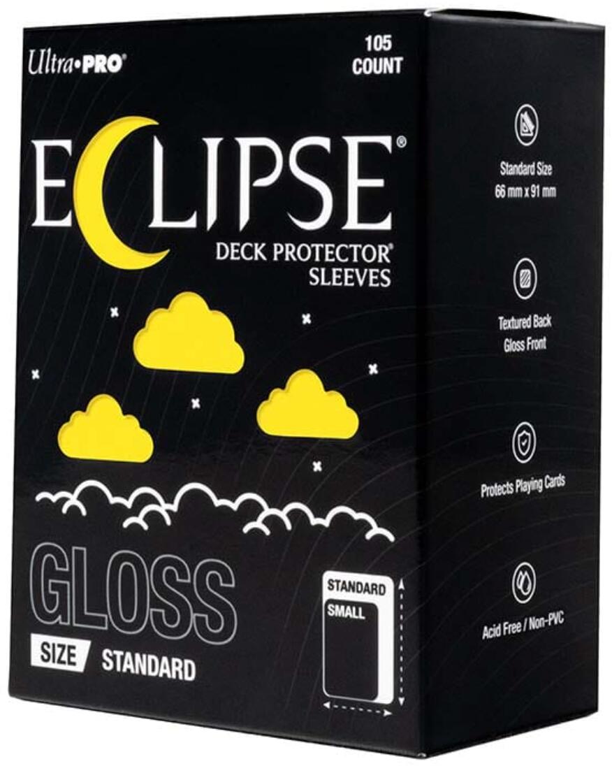 Ultra PRO: Standard 105ct Sleeves - Eclipse Gloss (Lemon Yellow) | Gamers Paradise