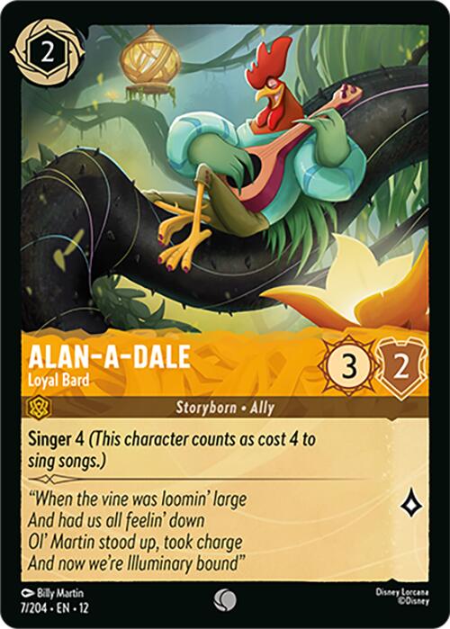 Alan-a-Dale - Loyal Bard (7/204) [Wilds Unknown] | Gamers Paradise