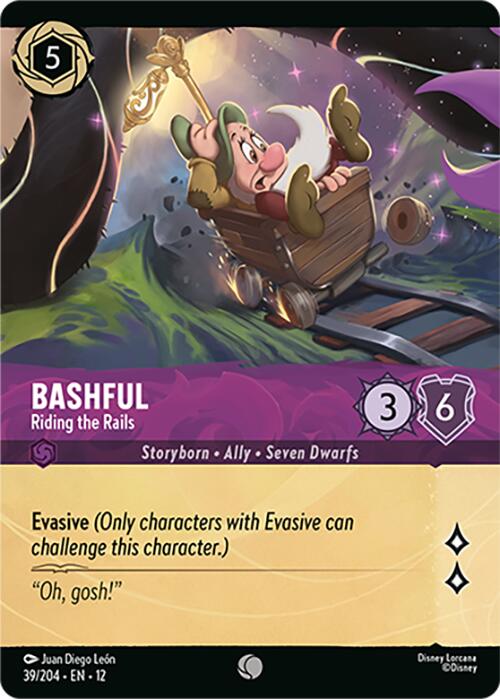 Bashful - Riding the Rails (Foil) (39/204) [Wilds Unknown] | Gamers Paradise