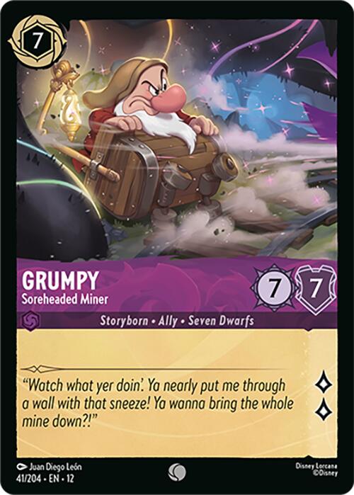 Grumpy - Soreheaded Miner (41/204) [Wilds Unknown] | Gamers Paradise