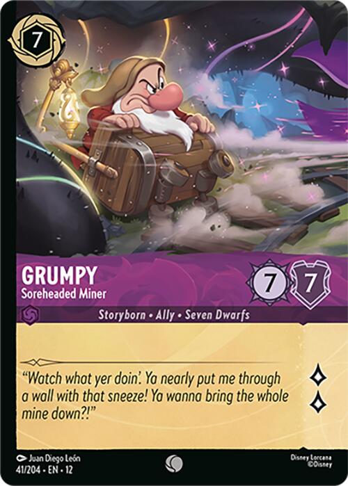 Grumpy - Soreheaded Miner (Foil) (41/204) [Wilds Unknown] | Gamers Paradise