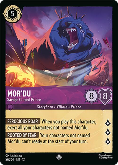 Mor'du - Savage Cursed Prince (57/204) [Wilds Unknown] | Gamers Paradise