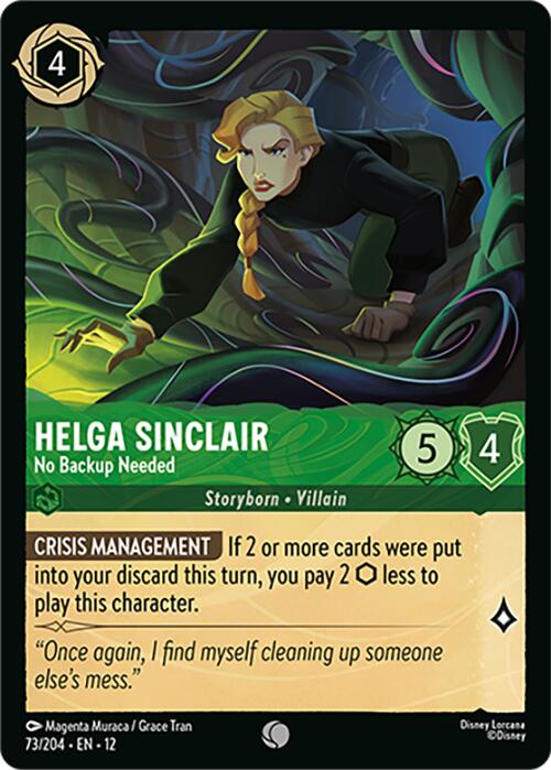 Helga Sinclair - No Backup Needed (73/204) [Wilds Unknown] | Gamers Paradise