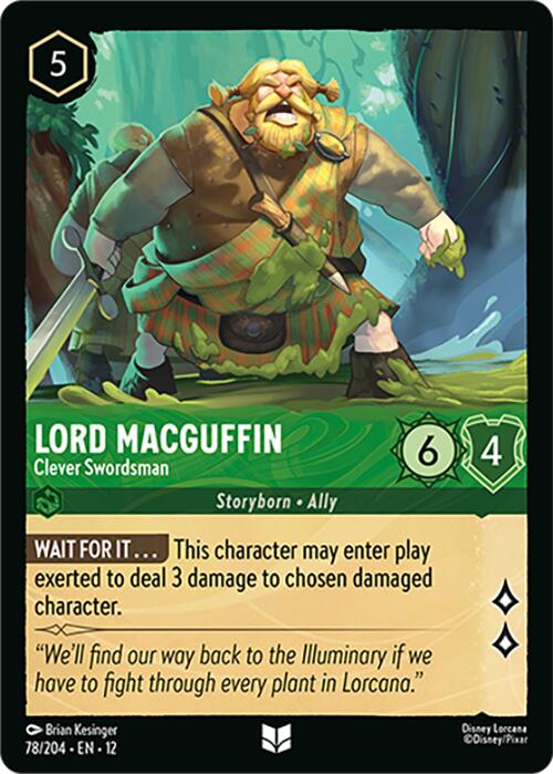 Lord MacGuffin - Clever Swordsman (78/204) [Wilds Unknown] | Gamers Paradise