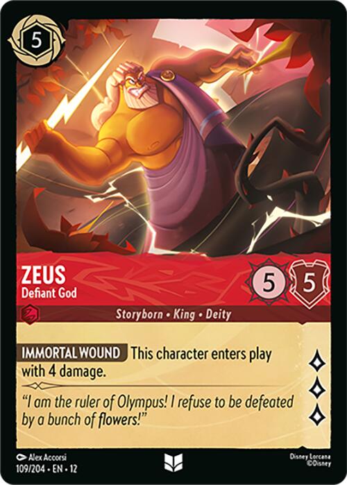 Zeus - Defiant God (109/204) [Wilds Unknown] | Gamers Paradise