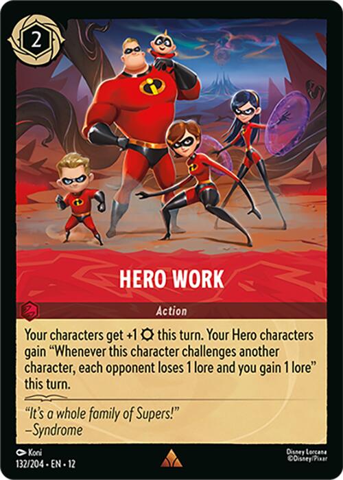 Hero Work (132/204) [Wilds Unknown] | Gamers Paradise