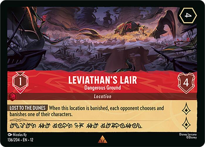Leviathan's Lair - Dangerous Ground (136/204) [Wilds Unknown] | Gamers Paradise