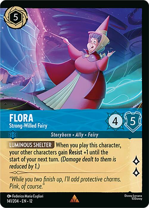 Flora - Strong-Willed Fairy (Foil) (141/204) [Wilds Unknown] | Gamers Paradise