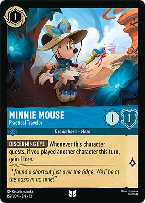 Minnie Mouse - Practical Traveler (159/204) [Wilds Unknown] | Gamers Paradise