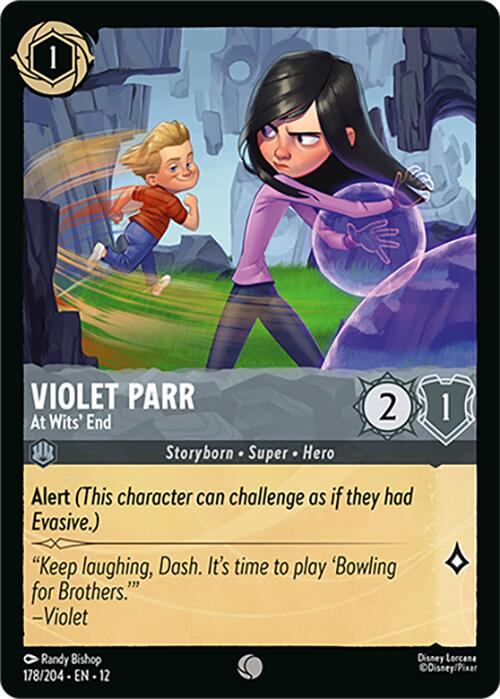 Violet Parr - At Wits' End (178/204) [Wilds Unknown] | Gamers Paradise