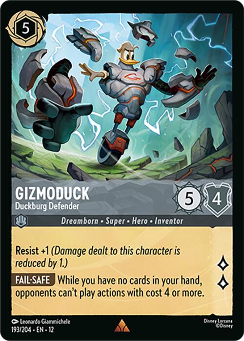 Gizmoduck - Duckburg Defender (193/204) [Wilds Unknown] | Gamers Paradise