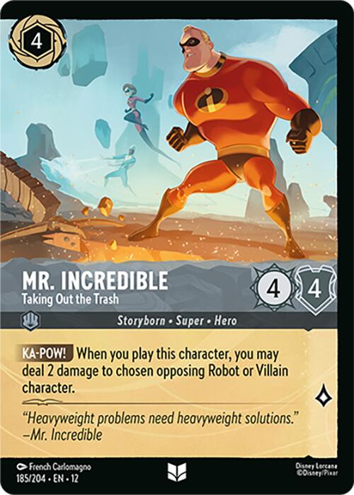 Mr. Incredible - Taking Out the Trash (Foil) (185/204) [Wilds Unknown] | Gamers Paradise