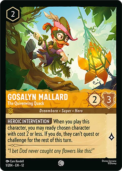 Gosalyn Mallard - The Quiverwing Quack (1/204) [Wilds Unknown] | Gamers Paradise