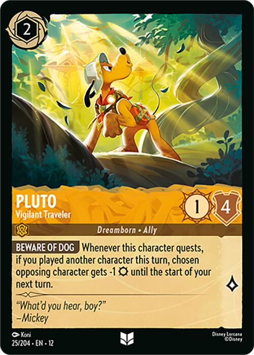 Pluto - Vigilant Traveler (25/204) [Wilds Unknown] | Gamers Paradise