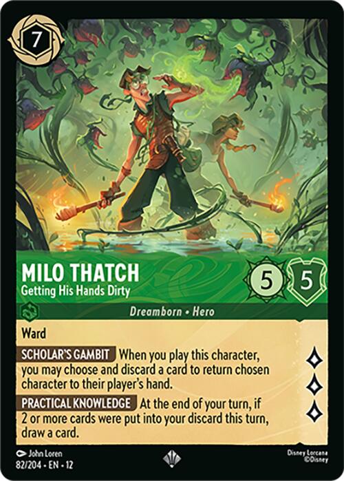 Milo Thatch - Getting His Hands Dirty (82/204) [Wilds Unknown] | Gamers Paradise