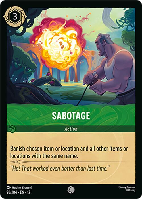 Sabotage (96/204) [Wilds Unknown] | Gamers Paradise