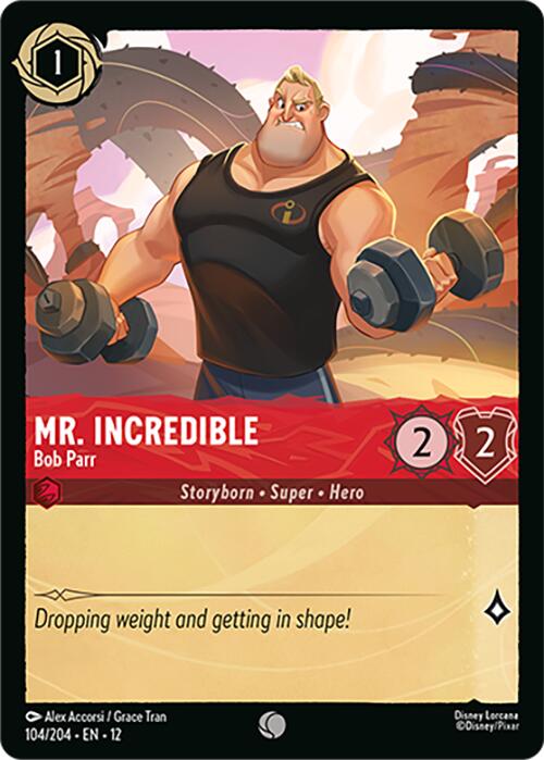 Mr. Incredible - Bob Parr (104/204) [Wilds Unknown] | Gamers Paradise