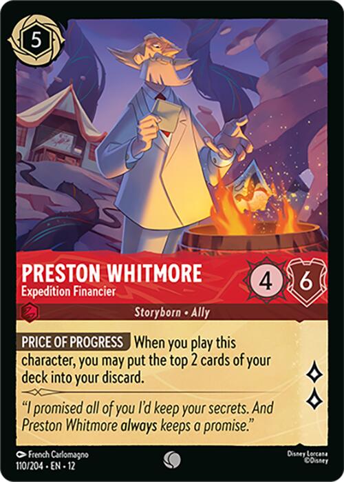 Preston Whitmore - Expedition Financier (110/204) [Wilds Unknown] | Gamers Paradise