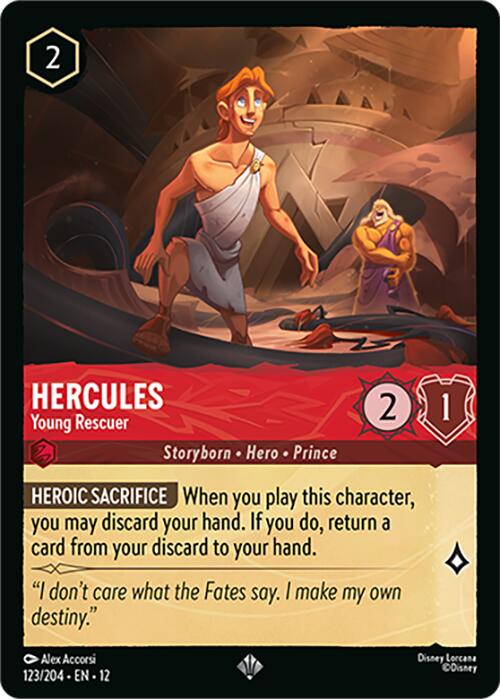 Hercules - Young Rescuer (123/204) [Wilds Unknown] | Gamers Paradise