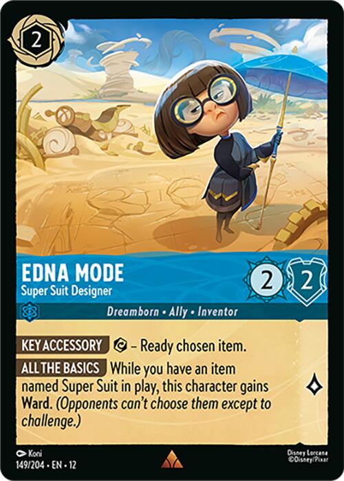 Edna Mode - Super Suit Designer (149/204) [Wilds Unknown] | Gamers Paradise