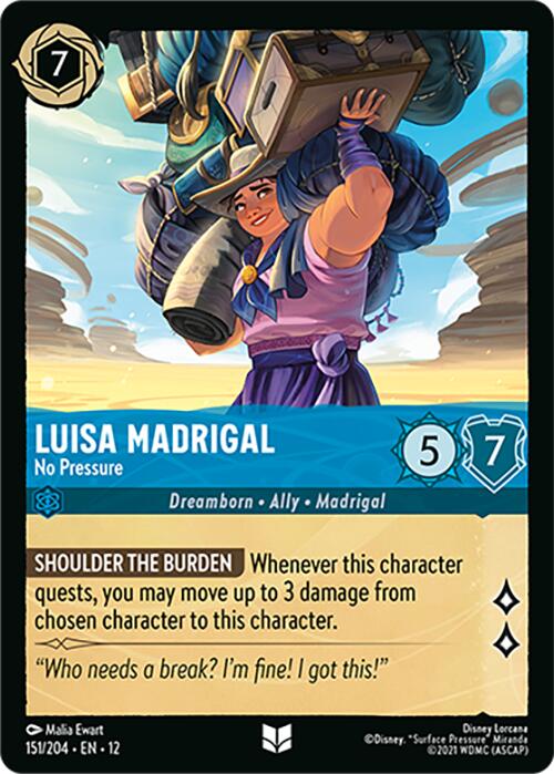 Luisa Madrigal - No Pressure (151/204) [Wilds Unknown] | Gamers Paradise