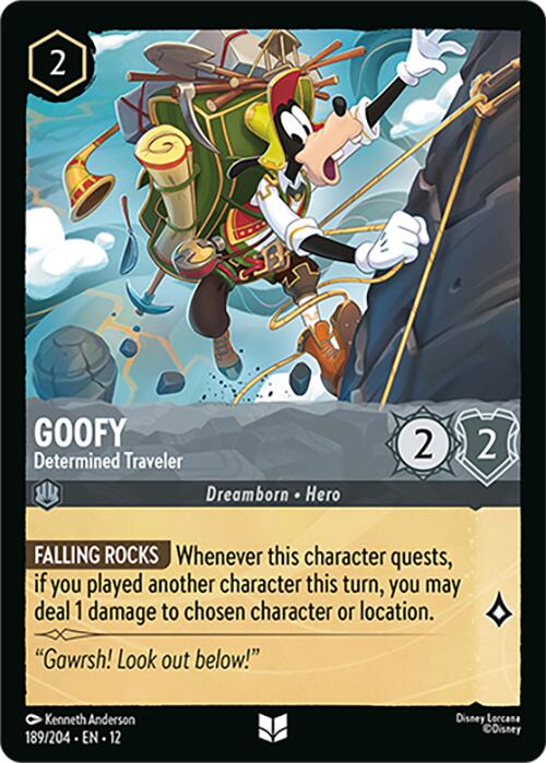 Goofy - Determined Traveler (189/204) [Wilds Unknown] | Gamers Paradise