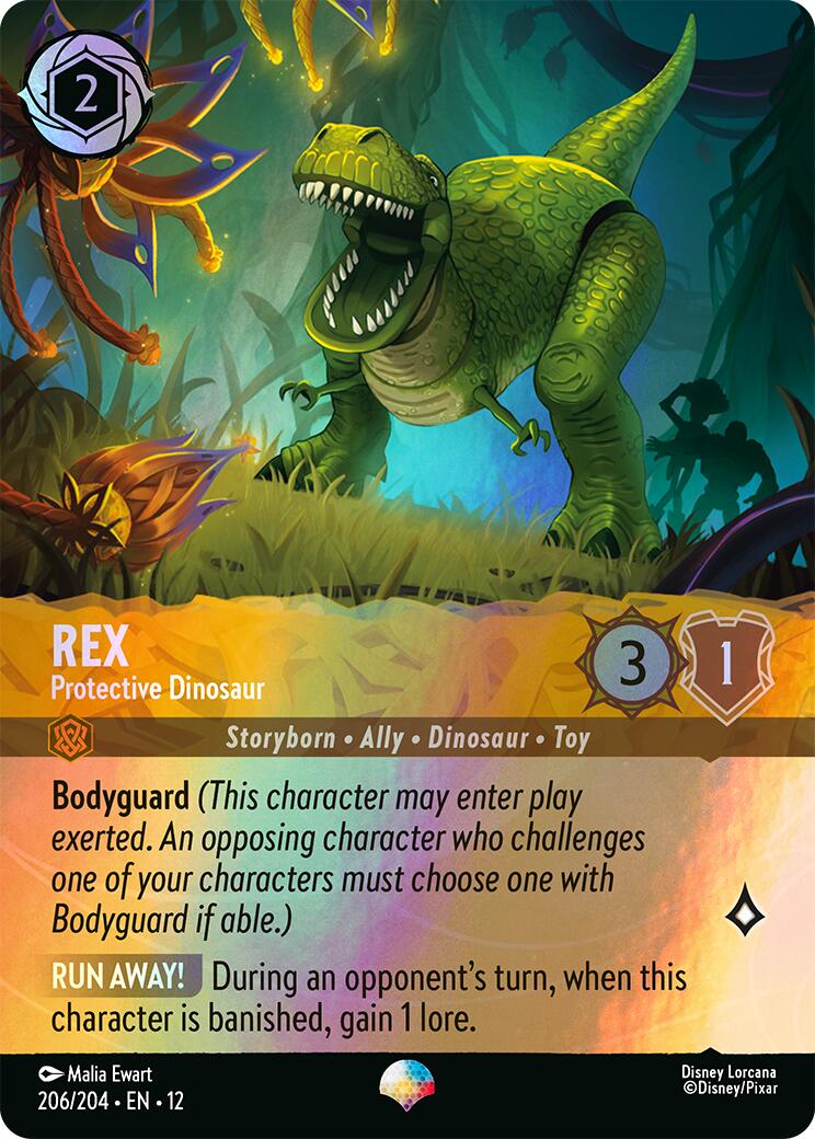 Rex - Protective Dinosaur (Epic) (206/204) [Wilds Unknown] | Gamers Paradise