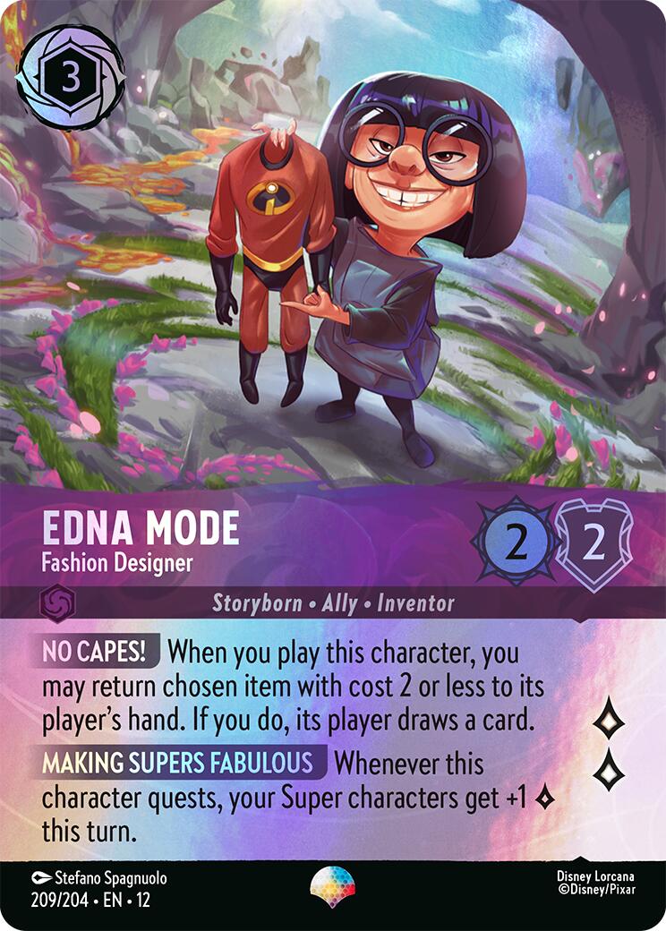 Edna Mode - Fashion Designer (Epic) (209/204) [Wilds Unknown] | Gamers Paradise