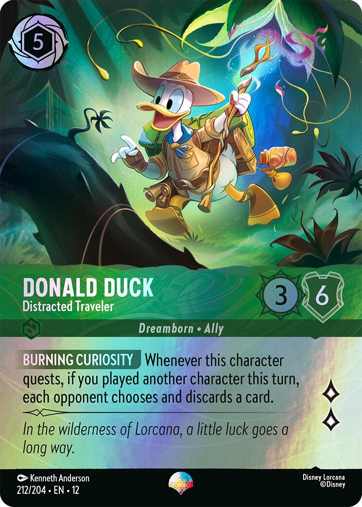Donald Duck - Distracted Traveler (Epic) (212/204) [Wilds Unknown] | Gamers Paradise