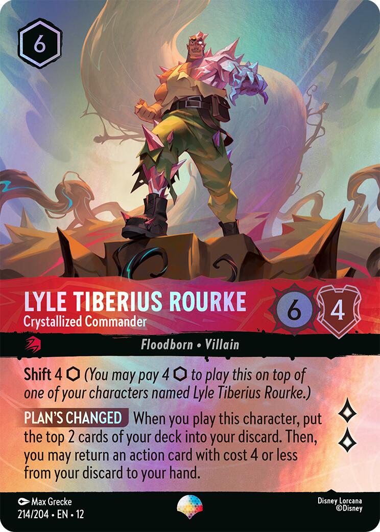 Lyle Tiberius Rourke - Crystallized Commander (Epic) (214/204) [Wilds Unknown] | Gamers Paradise