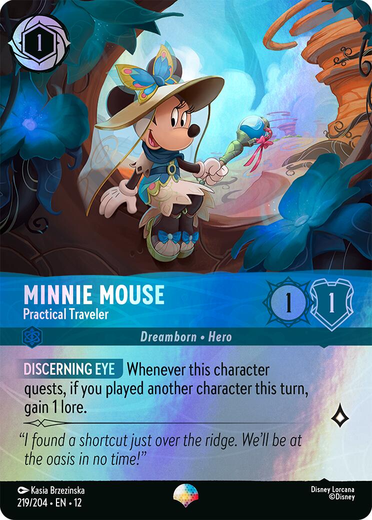 Minnie Mouse - Practical Traveler (Epic) (219/204) [Wilds Unknown] | Gamers Paradise
