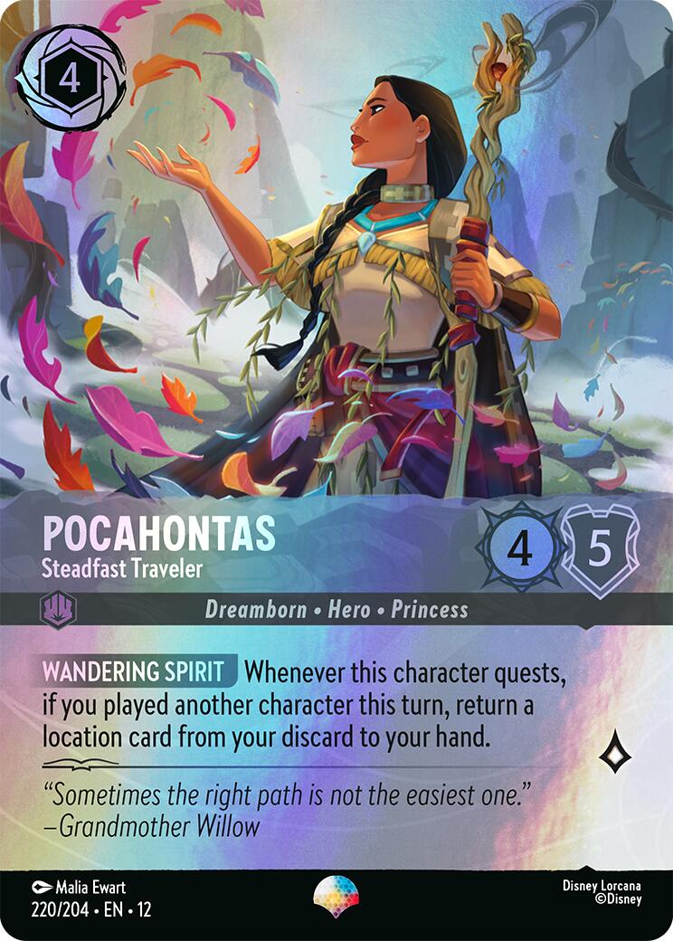 Pocahontas - Steadfast Traveler (Epic) (220/204) [Wilds Unknown] | Gamers Paradise