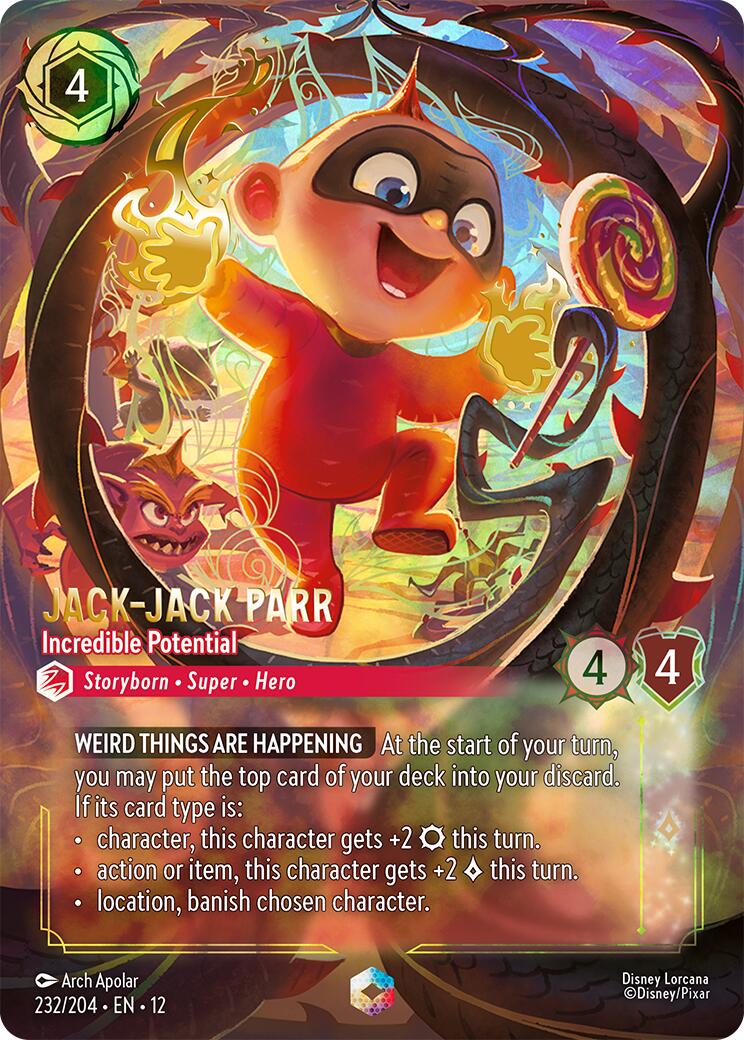 Jack-Jack Parr - Incredible Potential (Enchanted) (232/204) [Wilds Unknown] | Gamers Paradise