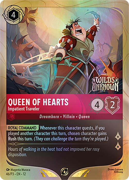 Queen of Hearts - Impatient Traveler (46) [Promo Cards] | Gamers Paradise